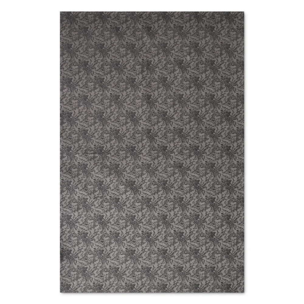 Williams Sonoma Damask Black Tablecloth Jacquard Cotton NWT 70